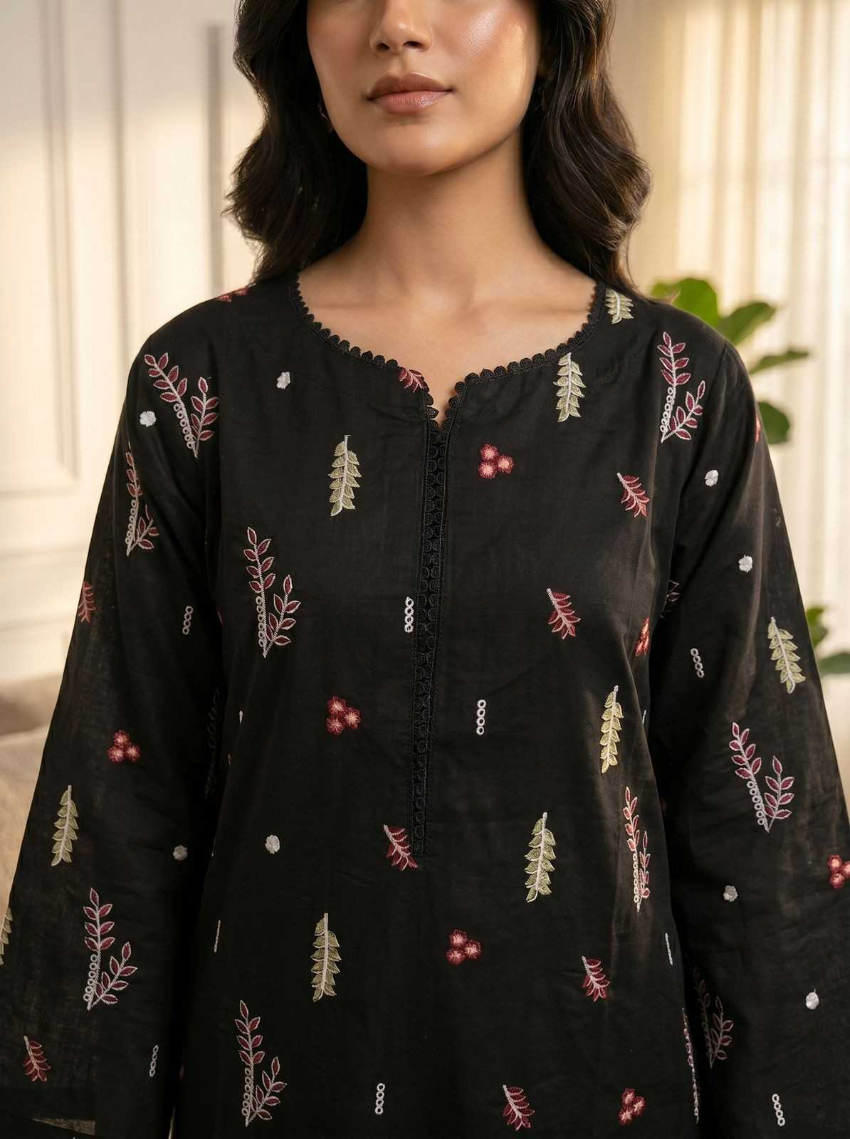 Embroidered Floral 2-Piece Lawn - Image 3