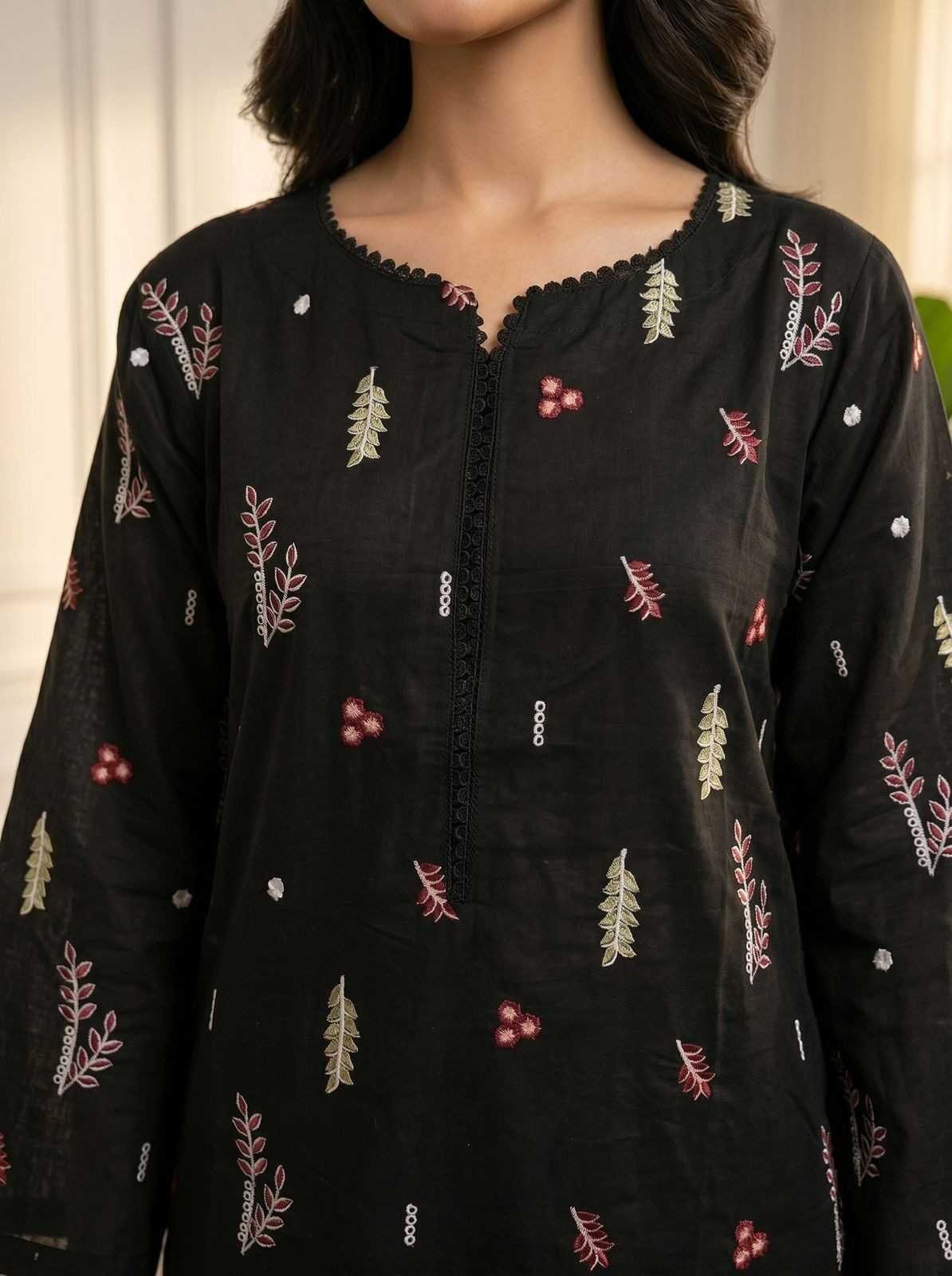 Embroidered Floral 2-Piece Lawn - Image 4