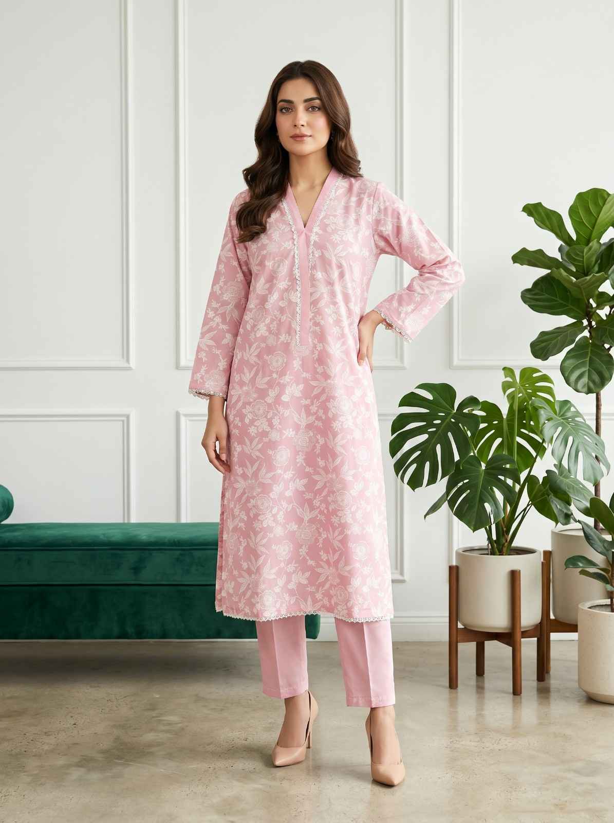 Printed Cotton Co-Ord Set