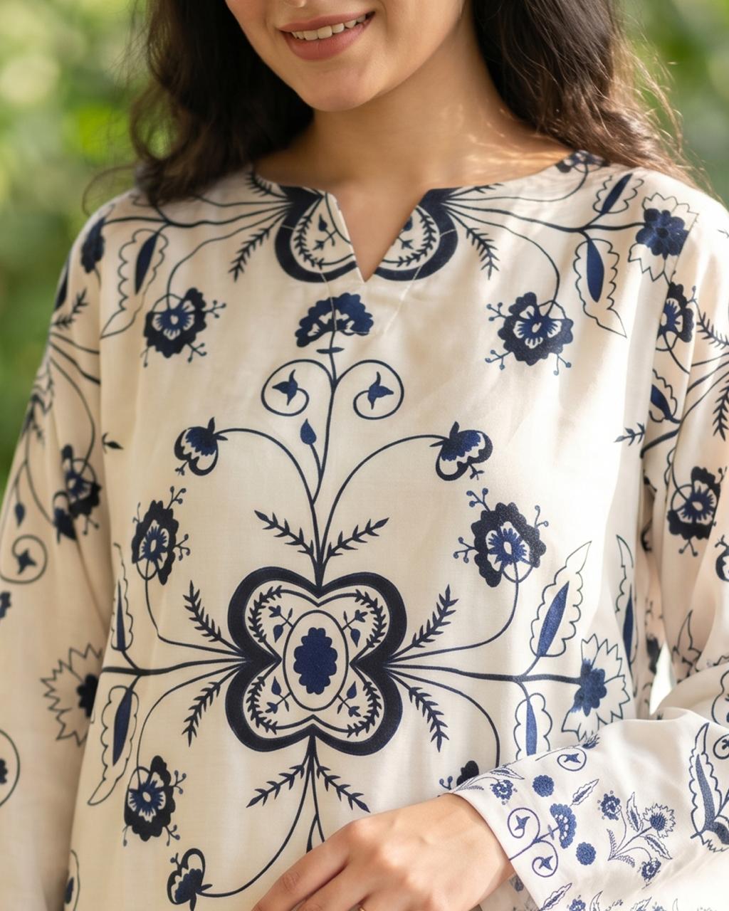 Bloom Printed Kaftan - Image 5