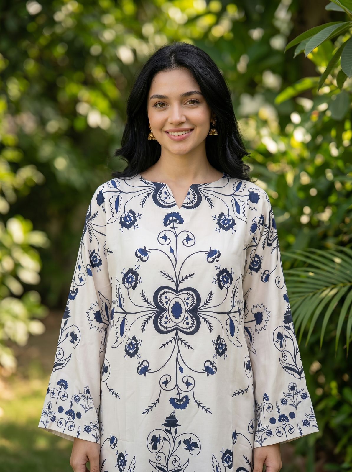 Bloom Printed Kaftan - Image 2