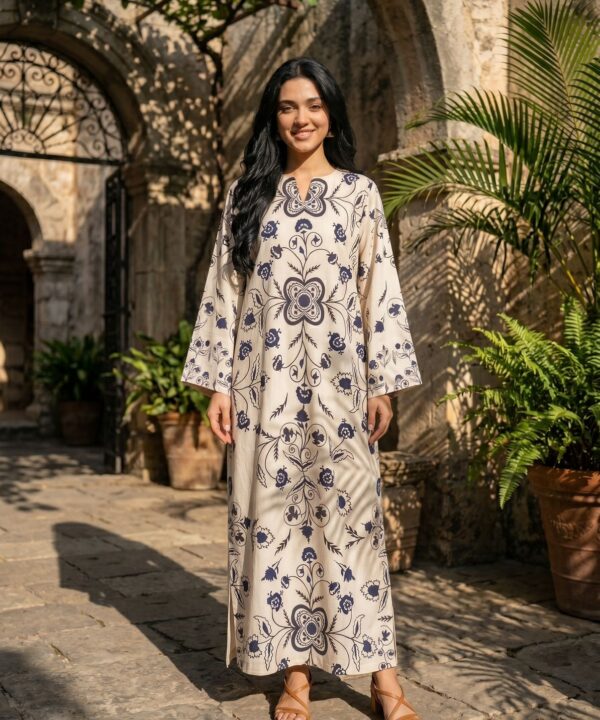 Bloom Printed Kaftan